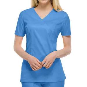 Hot Sale Doctor Uniforms Medical Nursing Scrubs Uniform Clinic Scrub Sets Short Sleeve Tops Pants Uniform Nurse