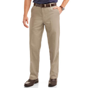 Pantalones Casuales Minimalistas Ligeros de Sarga para Hombre, Corte Recto, Estilo Contemporáneo para Uso Diario, Suaves y Cómodos - Product Image 2