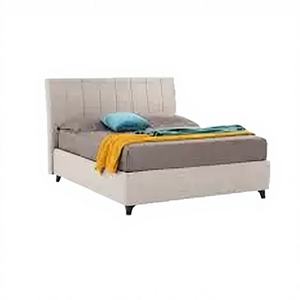 Classic & Elegant Upholstered Double <b>Bed</b> with Storage Fabric Material Customizable Colors & Materials Queen/King Sizes - Product Image 1