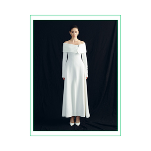 Factory Price <b>Womens</b> <b>Dresses</b> Fashion 2014 <b>Long</b> Sleeve Custom Tags Lynne <b>Dress</b> Good-Quality Material Whiteant Vietnam Wholesaler - Product Image 1