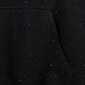 Sweat-shirts à capuche personnalisés en coton lourd de qualité supérieure, broderie et strass, pour hommes - Product Image 5