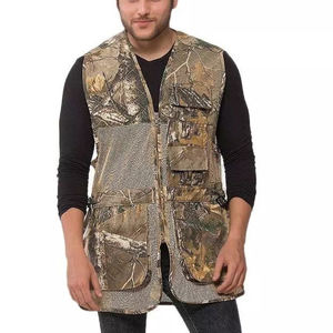 Gilet de chasse personnalisé double face, camouflage vert animalier, imperméable, respirant, été, tissu Oxford, unisexe - Product Image 4