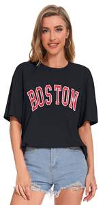 เสื้อยืดโอเวอร์ไซส์สำหรับผู้หญิง, เสื้อยืดลำลองผ้าฝ้าย100% ระบายอากาศได้ดี - Product Image 3