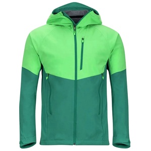 Veste Softshell d'Hiver pour Homme Epaisse Respirante Coupe-vent et Imperméable avec Broderie Décoration Col Montant 100% Nylon - Product Image 4