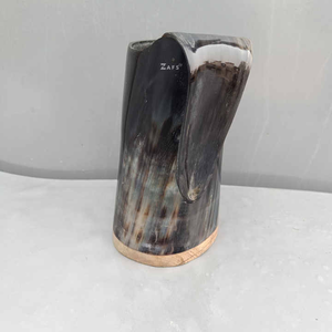 Jarra de cerveza hecha a mano, jarra de beber vikingo Medieval, jarra de cuerno vikingo de alta calidad, Búfalo Natural, lote al por mayor disponible - Product Image 4