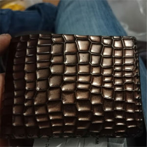 Portefeuille miniature en cuir fait main de haute qualité, à double pliage, facile à ranger, de luxe, pour les cartes, pour les affaires, dernier design américain - Product Image 1