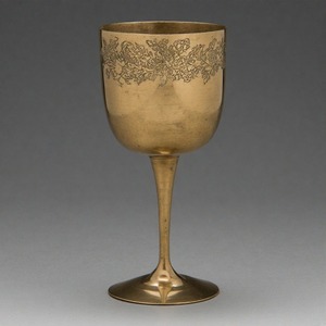 Copa de vino de latón antiguo AmenGoblet, copa de ceremonias de iglesia tradicional hecha a mano para uso litúrgico, decoraciones navideñas - Product Image 4