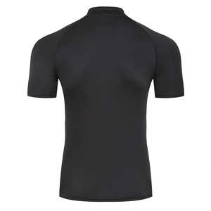 Camiseta de entrenamiento de moda para Hombre | Top de fitness de manga corta con cremallera | Camiseta de gimnasio atlética ajustada | Ropa deportiva de secado rápido Activewear - Product Image 4