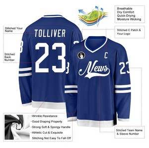 Best-selling Blank Hockey Jersey Custom Design Hockey Wear Training Ice Hockey Jersey - Product Image 4