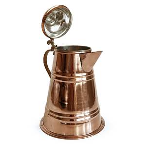 Olla de Leche de Cobre de Anatolia, Tazón Hecho a Mano de Color Cobre Kervan, Auténtico para Servir Bebidas, Artículo Decorativo Tradicional y Elegante - Product Image 2