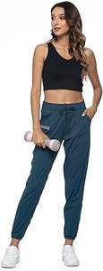 Elegant Joggers for <b>Women</b> Pockets 80% Polyester and 20% Spandex with an Elastic Waist Yoga and Running yoga legging for <b>women</b> - Product Image 6