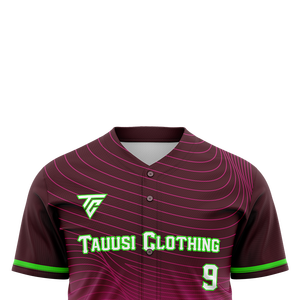 เสื้อเบสบอลของผู้ชายผ้าโพลีเอสเตอร์ระบายอากาศเสื้อเครื่องแบบทีมโลโก้ออกแบบได้ตามต้องการ - Product Image 2