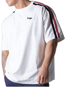 Chemises d'entraînement à manches courtes pour hommes chemises de gymnastique pour hommes Hipster surdimensionnées T-Shirts de Style de rue T-Shirts de haute qualité - Product Image 5