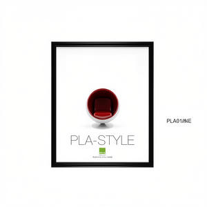 Marco de Plástico Negro Brillante Estilo PLA BÁSICO de 21x29,7cm para Bubola y Naibo NE MA4, Categoría de Producto: Marcos de Plástico - Product Image 2