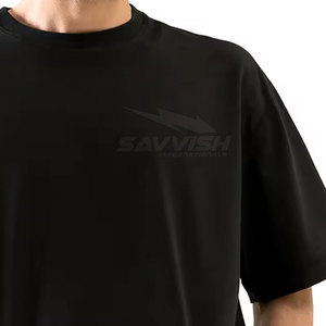 เสื้อยืดโอเวอร์ไซส์คุณภาพสูง ดีไซน์ล่าสุด เสื้อยืดพิมพ์โลโก้ตามสั่ง ผ้าฝ้ายผสมโพลีเอสเตอร์ เสื้อยืดโอเวอร์ไซส์ - Product Image 4