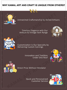 Candelabro de Madera Antiguo de Primera Calidad, Tallado a Mano, Decoración Navideña para el Hogar, del Fabricante Indio Más Reconocido - Product Image 6