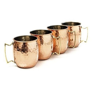 Mug à Moscow Mule en cuivre lisse et uni, 550 ml, pour la maison et les restaurants - Product Image 5