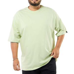 Service OEM T-shirts surdimensionnés pour hommes, unis, longueur standard, grande taille, 100% coton jersey, t-shirts à épaules tombantes pour hommes, prix bas - Product Image 1