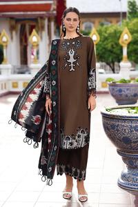 Pakistani Branded 2025 Collection Women High Quality Printed Lenin Fabric Embroidered Formal Islamic <b>Knee</b>-Length Winter Dress - Product Image 2