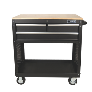 Vente en gros de 3 tiroirs chariot à outils armoire entrepôt industrie roulante garage de mécanicien personnalisable OEM support de stockage d'outils roulant - Product Image 2