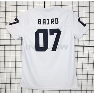 เสื้อเจอร์ซีย์อเมริกันฟุตบอลสำหรับผู้ใหญ่แบบสั้นแห้งเร็วระบายอากาศได้ดีสไตล์ใหม่ออกแบบโลโก้ได้ตามต้องการ - Product Image 6