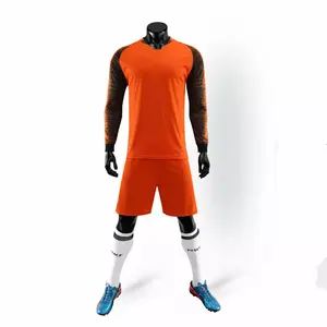 Fußball trikot <span class=keywords><strong>2</strong></span> Stück Top Short Men Soccer Wear Fußball trikot Fußball trikots Stoff Sublimierte Fußball uniform - Product Image 2