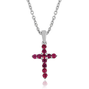 Luxury Vintage 925 <b>Sterling</b> <b>Silver</b> <b>Cross</b> Pendant Designer Gold Plated with Zircon Gemstone Religious Christian Jewelry Gift - Product Image 6