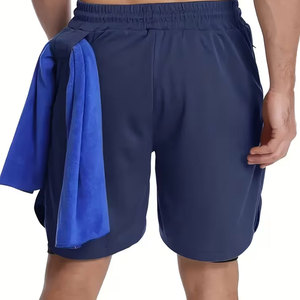 Gym Shorts for Men Casual Mid Waist Solid Quick Dry Breathable Lightweight Training Fitness Workout Comfortable Durable - Product Image 4