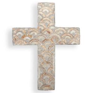 ไม้กางเขนคริสเตียนสีเงินประดับมุกฝังพื้นผิวไม้ถูพื้นหรูหราไม้กางเขนคาทอลิกเยรูซาเลม - Product Image 4