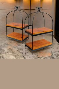 Présentoir de desserts à cupcakes en métal de qualité Best5 avec plateaux décoratifs et design artistique pour un style d'événement élégant - Product Image 6