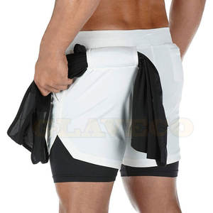Shorts de sport pour homme, taille mi-haute, respirants, en nylon/polyester, de haute qualité, fermeture à cordon, prix bas, vente flash - Product Image 4
