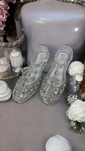 Tinh Tế Thủ Công Thiết Kế Phụ Nữ Juttis Với Phức tạp Zari Thêu Gương Làm Việc Chi Tiết Và Cao Cấp Ăn Chay Da - Product Image 2