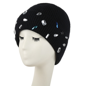 High Demand Best Material Used <b>Winter</b> Warmly Rhinestone Beanie <b>Hat</b> Knitted Unisex For <b>Men</b> Women <b>Winter</b> Knitted Beanie <b>Hats</b> - Product Image 1