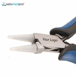 คีมปากกลมสแตนเลสอย่างดี พร้อมหัวไนลอน สำหรับงานเครื่องประดับ งานฝีมือ ดัดลวด ทำห่วง และงาน DIY - Product Image 1