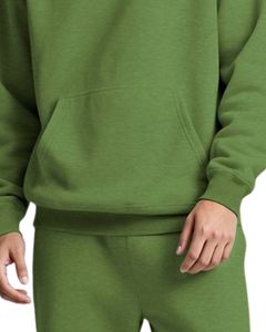 Conjunto Deportivo Personalizado para Hombre, Sudadera con Capucha y Pantalones de Felpa Verde Oliva, Estilo Casual de Invierno, Sudadera con Capucha y Pantalones Deportivos para Hombre - Product Image 6