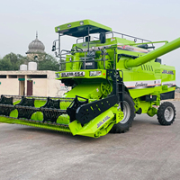 Machines agricoles, moissonneuse-batteuse pour riz et blé, moissonneuse-batteuse bon marché disponible