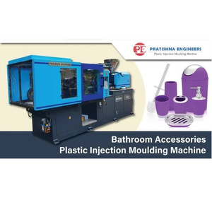 เครื่องฉีดพลาสติกไฮดรอลิกของ Pratishna Engineers สำหรับการแปรรูปพลาสติกแนวนอน อุปกรณ์ห้องน้ำแบบอัตโนมัติ - Product Image 2