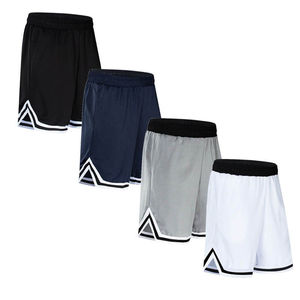 Short de basket-ball pour homme avec tissu en maille de laine respirant à séchage rapide, adapté aux entraînements de gymnastique et aux vêtements décontractés - Product Image 1