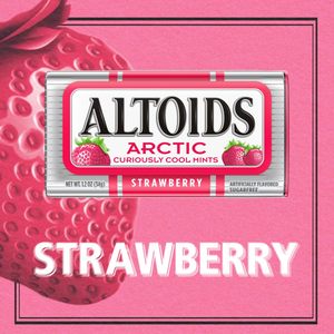 ลูกอมอมยิ้มรสสตรอว์เบอร์รีอาร์กติก ALTOIDS แบบแข็ง บรรจุในกระป๋อง 1.2 ออนซ์ (แพ็ค 8 กระป๋อง) - Product Image 2