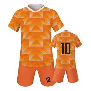 2026 Color sólido Simple Top de fútbol y pantalones cortos Set Edad 6-12 Equipo deportivo Uniforme de entrenamiento Camiseta de fútbol - Product Image 4