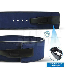 High Quality Cowhide Adjustable Non-Slip Lightweight <b>Back</b> <b>Support</b> Weight Lifting Lever Belt for Men - Product Image 3