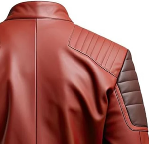 High Street Custom 100% Veste d'hiver en mouton véritable Multicolore Respirant Viscos Doublure en satin Col montant Fermeture à glissière haute enduite - Product Image 5