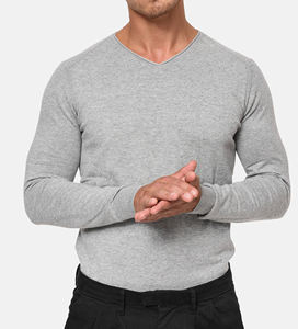 Ropa de calle con capucha bordado Logo 100% algodón estampado de invierno cuello en V Unisex Vantage sudaderas de lana al por mayor personalizado - Product Image 1