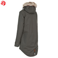 Vente en gros de vêtements de saison d'hiver avec logo personnalisé Veste parka grande taille ample Tissu confortable Vêtements pour femmes Veste parka