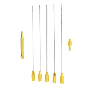 Wholesale Top Quality Face Liposuction Cannulas Set of 5 Pieces With Handle &amp; Adapter OEM &amp; ODM Services for Liposuction <strong>Surgery</strong> - Product Image 6