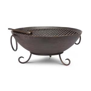 Modern Eco-Friendly Wood Burning Iron <b>Fire</b> <b>Pit</b> with Customized Color for Natural Outdoor Heating and Authentic Campfire Ambience - Product Image 2