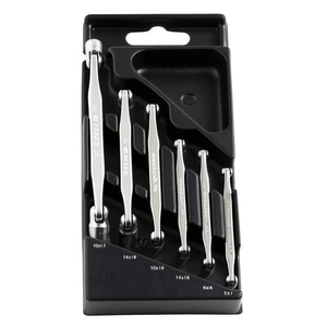 Jeu de clés à douilles à cliquet articulées métriques Facom MOD.66A avec plateau thermoformé - Product Image 2