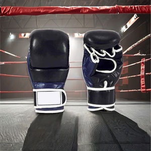 Gants MMA personnalisés et entraînement de boxe Gants de combat MMA pour sac de boxe Muay Thai RRI-MS-04 d'arts martiaux de boxe - Product Image 1