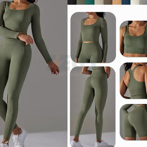 Ropa de Gimnasio y Fitness para Mujer, Conjuntos de Yoga, Nuevo Estilo, Conjunto de Yoga para Mujer Más Vendido, Hecho en Pakistán - Product Image 6