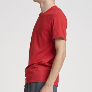Vente en gros T-shirt vierge épais 100% coton respirant régulier quantité minimale de commande bas T-shirts épais grande taille pour hommes chemises personnalisées pour hommes - Product Image 3